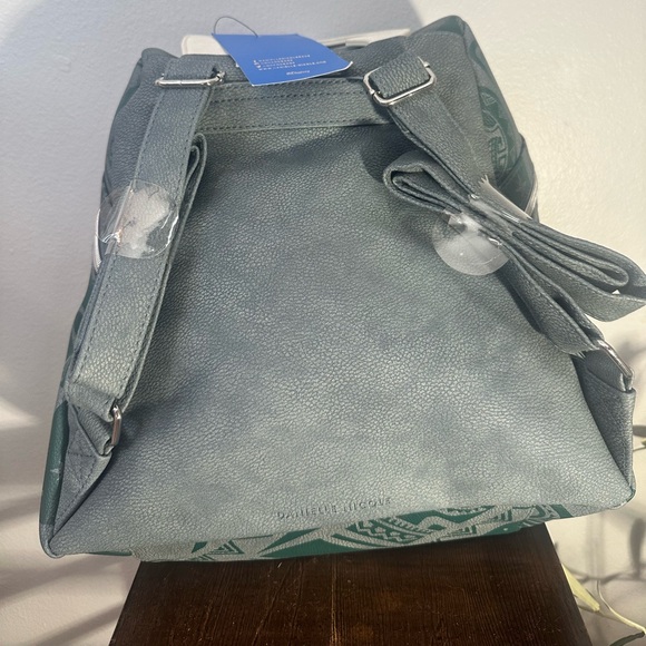 Danielle Nichole Disney Maui Gray and Green Patterned Backpack NWT - Picture 5 of 10